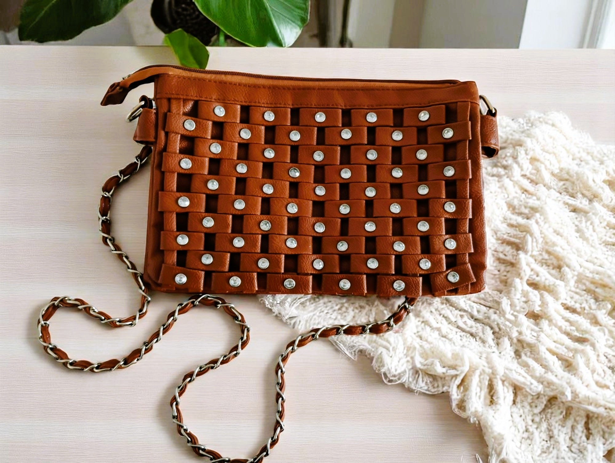 Brown purse